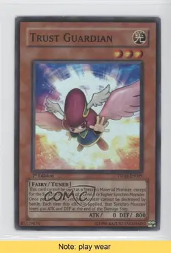 SR - Trust Guardian 1st Ed. YuGiOh The Shining Darkness #TSHD-EN009 READ 0g4 - Image 1