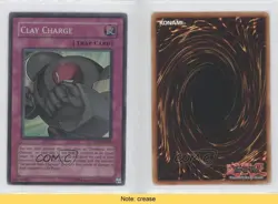 Super Rare - Clay Charge Unlimited YuGiOh Duelist Pack: Jaden Yuki 2006 READ 0w8 - Image 3