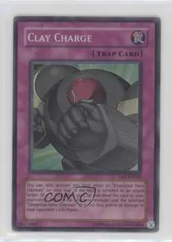 Super Rare - Clay Charge Unlimited YuGiOh Duelist Pack: Jaden Yuki 2006 10qj - Image 1