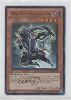 Ninja Grandmaster Hanzo Unlimited YuGiOh Order of Chaos #ORCS-EN029 5u3 - Image 1