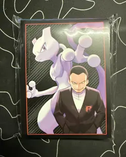 Pokemon Destined Rivals Elite Trainer Box ETB Mewtwo Giovanni 65 Card Sleeves - Image 1
