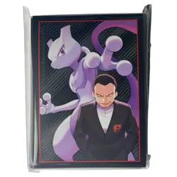 Pokemon Destined Rivals Elite Trainer Box ETB Mewtwo Giovanni 65 Card Sleeves - Image 1