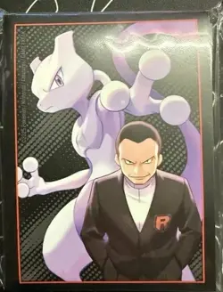 Pokemon Destined Rivals Elite Trainer Box ETB Mewtwo Giovanni 65 Card Sleeves - Image 1