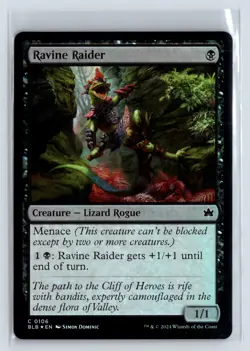 FOIL Ravine Raider Bloomburrow Common - MTG Magic the Gathering Card - Image 1