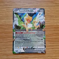 Squawkabilly EX SVP 160 Scarlet & Violet Black Star Promo Pokemon TCG Holo Card - Image 1