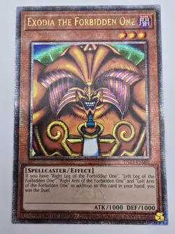 Exodia The Forbidden One Complete 5 Card Quarter Century Rare SET Yugioh TCG NM - Image 2