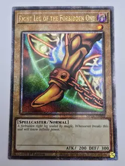 Exodia The Forbidden One Complete 5 Card Quarter Century Rare SET Yugioh TCG NM - Image 5