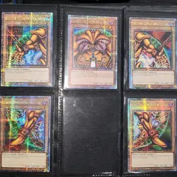 Exodia The Forbidden One Complete 5 Card Quarter Century Rare SET Yugioh TCG NM - Image 1