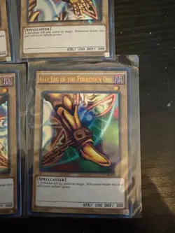 Exodia The Forbidden One Complete 5 Card Quarter Century Rare SET Yugioh TCG NM - Image 3