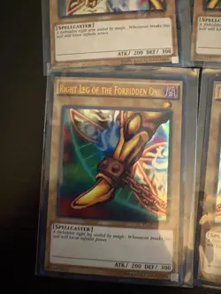 Exodia The Forbidden One Complete 5 Card Quarter Century Rare SET Yugioh TCG NM - Image 2