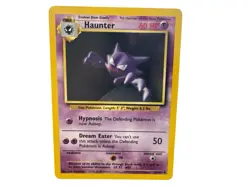 Vintage Pokemon Haunter Card 1999 Wizards Non Halo Gamefreak Trading Card - Image 1
