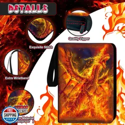 1008 Card Binder 9 Pocket, 3-Ring Trading Card Binder with 56 Page Removable - Image 4