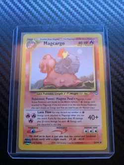 Pokemon TCG Magcargo 33/64 Unlimited Card Neo Revelation 2001 WOTC LP Condition - Image 1