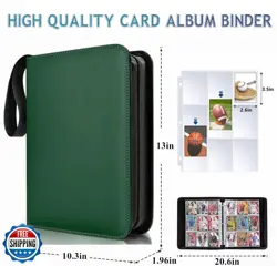 9 Pocket Trading Card Binder, 900 Pockets Basketball Binder for MTG, Top Load - Image 3