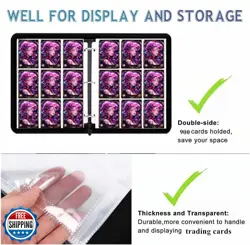 9 Pocket Trading Card Binder, 900 Pockets Basketball Binder for MTG, Top Load - Image 4