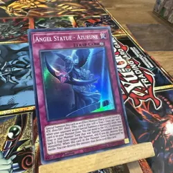 Angel Statue - Azurune BLVO-EN079 1st Edition Super Rare NM + BONUS card! - Image 3