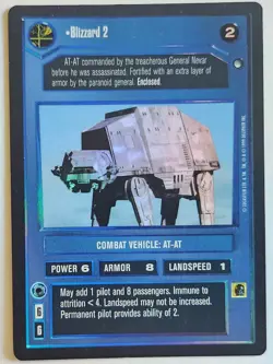 Star Wars CCG 14 card lot- Blizzard Walkers, General Veers, AT-AT Cannons. - Image 10