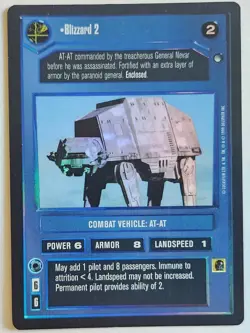 Star Wars CCG 14 card lot- Blizzard Walkers, General Veers, AT-AT Cannons. - Image 3