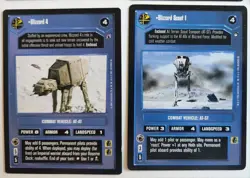Star Wars CCG 14 card lot- Blizzard Walkers, General Veers, AT-AT Cannons. - Image 4
