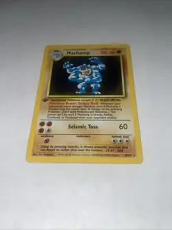 Machamp Shiny Holo Rare First 1st Edition Pokemon Playing Game Trading Card - Image 4