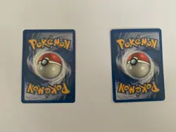 Machamp and Vaporeon Shiny Holo Rare First 1st Edition Pokemon Cards - Image 2