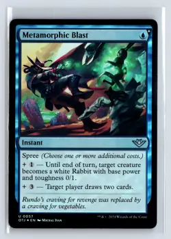 FOIL Metamorphic Blast Outlaws of Thunder Junction - MTG Magic the Gatherin - Image 1