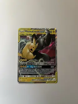 Pikachu & Zekrom Tag Team GX 33/181 Team Up Ultra Rare Pokemon Card - Image 1