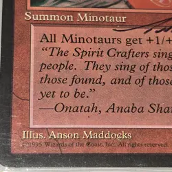 MTG Magic Anaba Spirit Crafter Sign Artist Proof x1 Homelands HML Anson Maddocks - Image 5