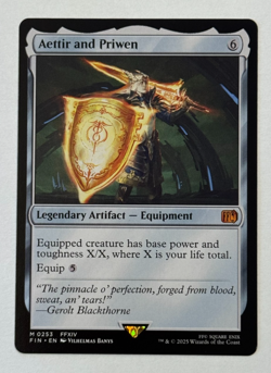 MTG Magic FIN Final Fantasy Aettir and Priwen - Mythic - Image 1