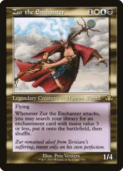 MTG Singles: Zur the Enchanter (Retro Frame) - Dominaria Remastered (DMR) - NM - Image 1