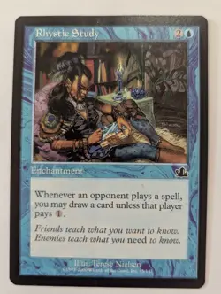 1* Rhystic Study - Prophecy - Near Mint - Magic The Gathering - MTG - Image 1