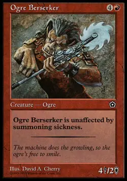 Ogre Berserker - Light Play MTG Portal Second Age - Image 1