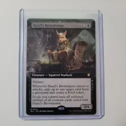 MTG Hazel's Brewmaster Extended Art - Bloomburrow Commander #052 - Image 1