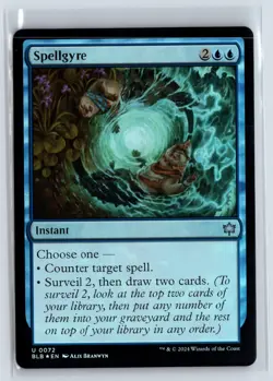 FOIL Spellgyre Bloomburrow Uncommon - MTG Magic the Gathering Card - Image 1