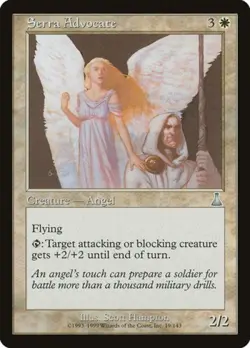 Serra Advocate - Light Play MTG Urza's Destiny - Image 1