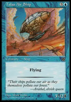 Talas Air Ship - Light Play MTG Portal Second Age - Image 1