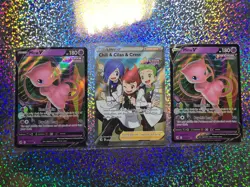 Pokemon TCG: Ultra Rare 113/264 Mew V; Full Art 258/264 Chili & Cilan & Cress - Image 1