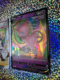 Pokemon TCG: Ultra Rare 113/264 Mew V; Full Art 258/264 Chili & Cilan & Cress - Image 3