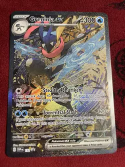 Pokemon TCG Shrouded Fable Greninja EX Promo - Illustration Rare Promo 132 - Image 1