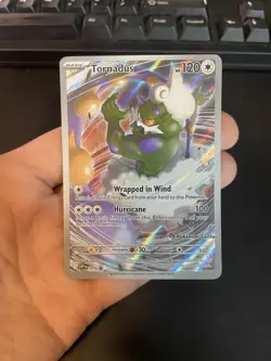 Tornadus - SVP 210 - White Flare/Black Bolt Pokemon Center Stamped Promo NM - Image 1