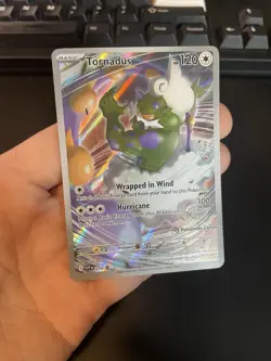 Tornadus - SVP 210 - White Flare/Black Bolt Pokemon Center Stamped Promo NM - Image 2