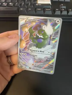 Tornadus - SVP 210 - White Flare/Black Bolt Pokemon Center Stamped Promo NM - Image 3