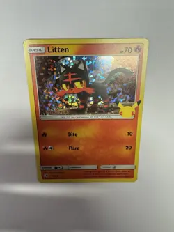 Litten - 015/025 McDonald's 25th Anniversary Promos Holo - NM - POKEMON - Image 4