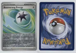 Boomerang Energy Reverse Foil Pokemon SV06: Twilight Masquerade #166 0i4k - Image 3