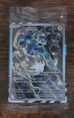 Thundurus SVP 209 Black Bolt Pokemon Center Promo Sealed - Image 1