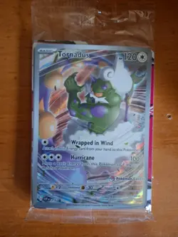 SEALED Tornadus Pokemon Center Stamped ETB Promo - White Flare SVP 210 - Image 1