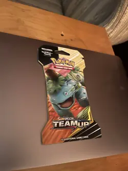 Team Up Sleeved Blister Booster Pack Factory Sealed Pokemon TCG Celebi Venusaur - Image 2