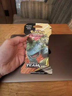 Team Up Sleeved Blister Booster Pack Factory Sealed Pokemon TCG Celebi Venusaur - Image 3