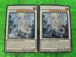 X2 Yugioh Blue-Eyes Spirit Dragon SHVI-DE052 Secret Rare 1st German NM - Image 1