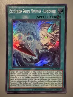 YUGIOH SKY STRIKER SPECIAL MANEUVER - LEMNISGATE! ASIA ENGLISH DUAD SUPER RARE - Image 1